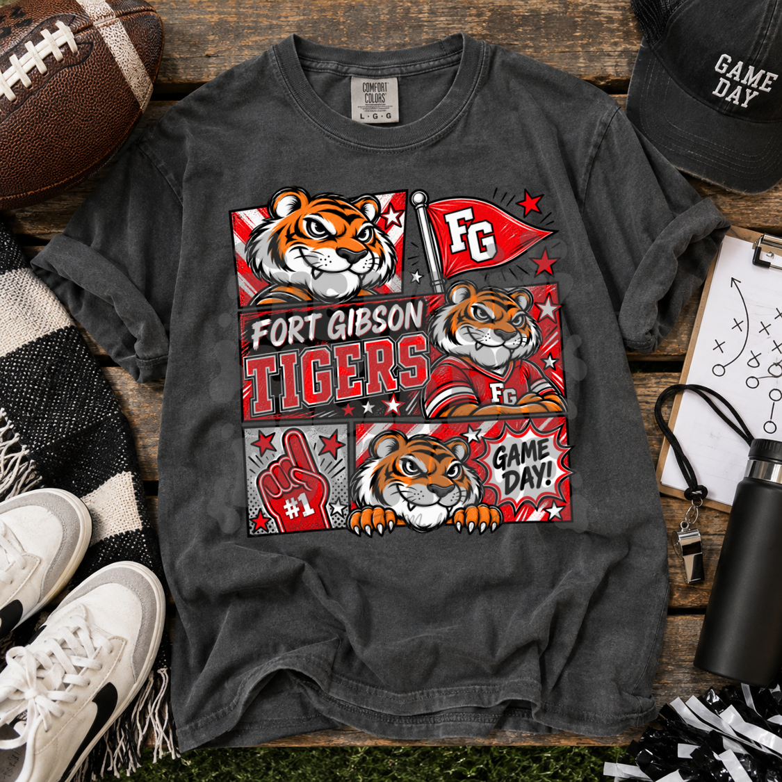 FTG Tigers Gameday Collage Shirt
